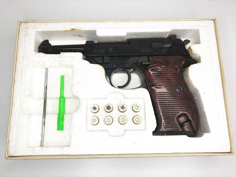 売り切れ【特選中古品】発火モデルガン ワルサーP38 ミリタリー