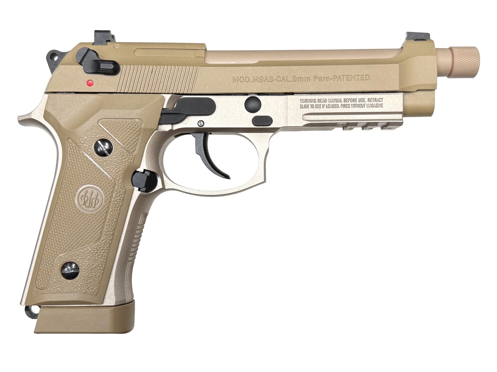 マック堺レビュー品特価】BATON CO2ガスブローバック BM-9 FDE JASG