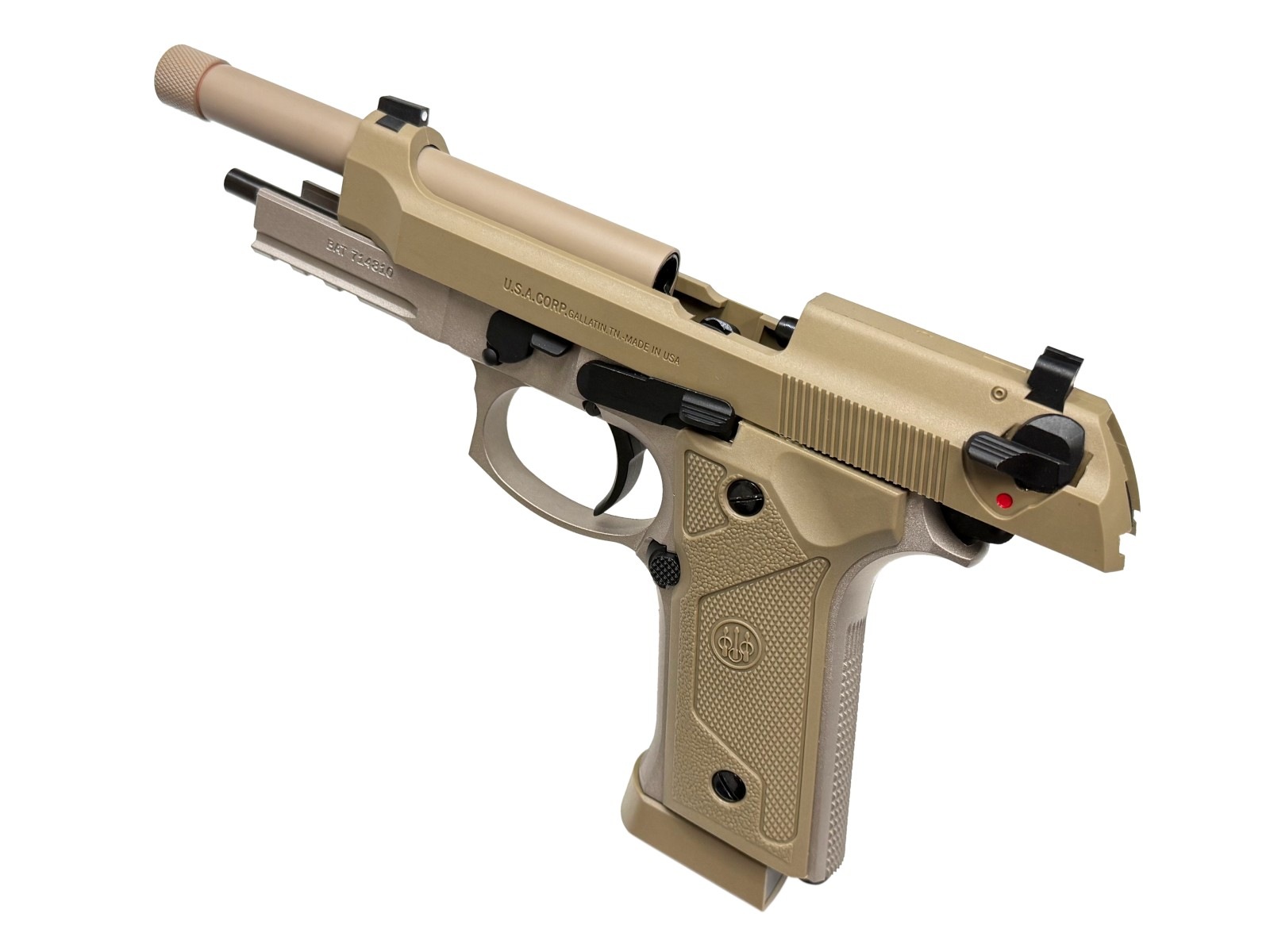 マック堺レビュー品特価】BATON CO2ガスブローバック BM-9 FDE JASG