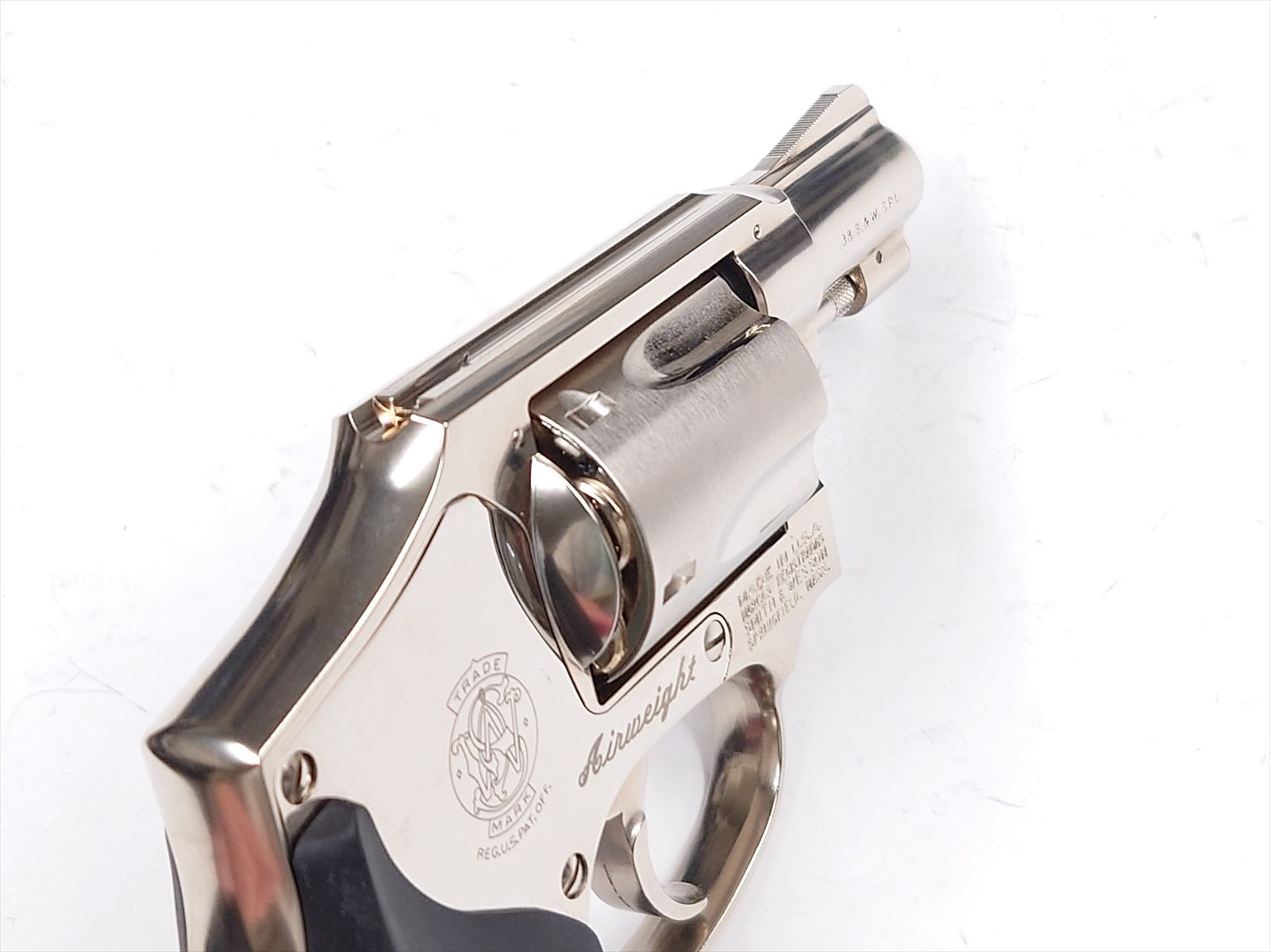 K K　ニッケルフィニッシュ　4.6インチ　ガスリボルバー　セット 特選中古品】ガスリボルバー タナカワークス S&W M442センチニアル