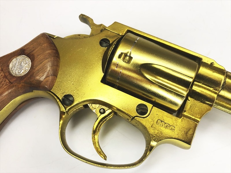 コクサイ M36  チーフスペシャル   メタルフィニッシュ　木グリ付き Yahoo!オークション -「コクサイ m36 グリップ」(モデルガン