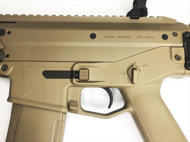 KSC PTS MASADA ガスブローバックライフル タンカラー PTS MASADA タンカラー KSC ガスブローバックガスガン レビュー - YouTube