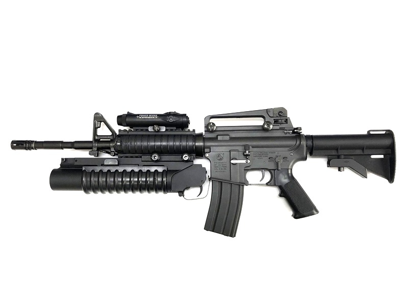 マルイ　M4 ris スタンダード　電動ガン　M203 グレネード　スコープ　付 売り切れ【特選中古品】スタンダード電動ガン 東京マルイ コルトM4 RIS