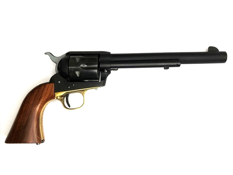 特選中古品】発火モデルガン CAW コルトSAA 2nd キャバルリー HW 真鍮