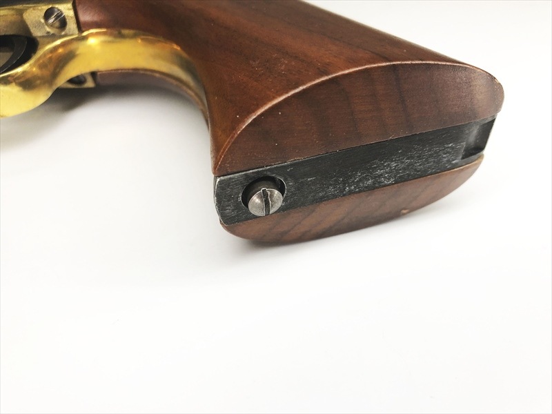 タナカ　コルトSAA　真鍮トリガーガード、木製グリップ換装ver 特選中古品】発火モデルガン CAW コルトSAA 2nd キャバルリー HW 真鍮