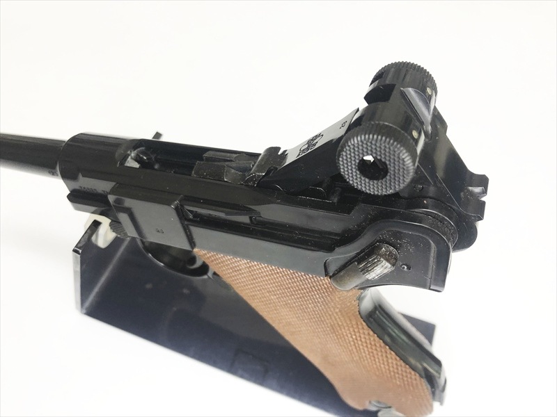 売り切れ【特選中古品】発火モデルガン MGC ルガーP08 ブラックABS 旧