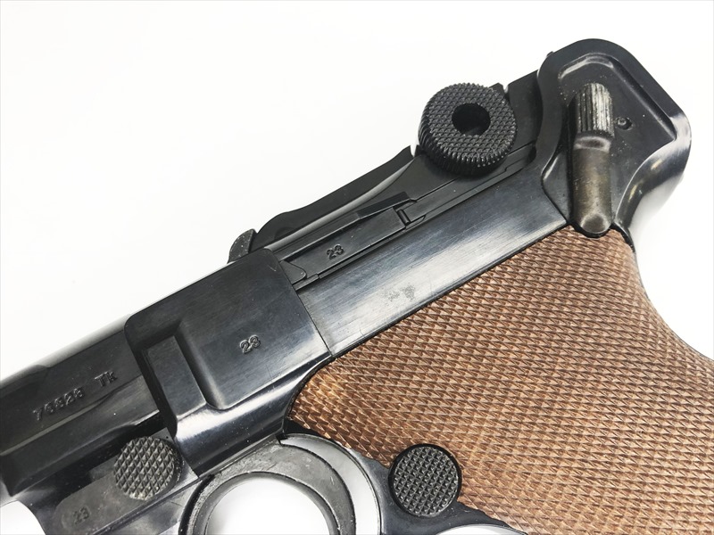 売り切れ【特選中古品】発火モデルガン MGC ルガーP08 ブラックABS 旧