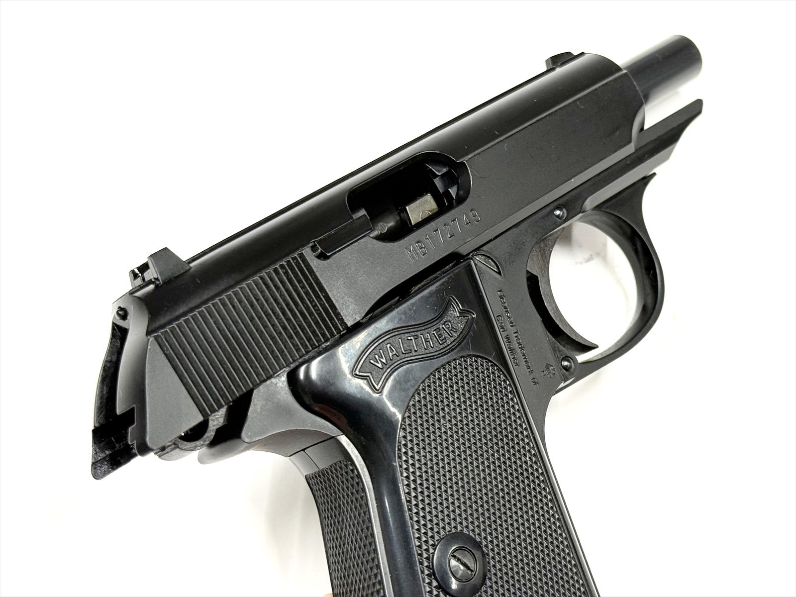 特選中古品】ガスブローバック マルゼン ワルサー PPK ブラック [11327