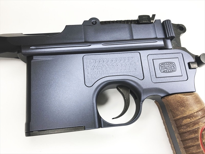 特選中古品】ダミーカートモデルガン Action モーゼルC96 レッド9 HW