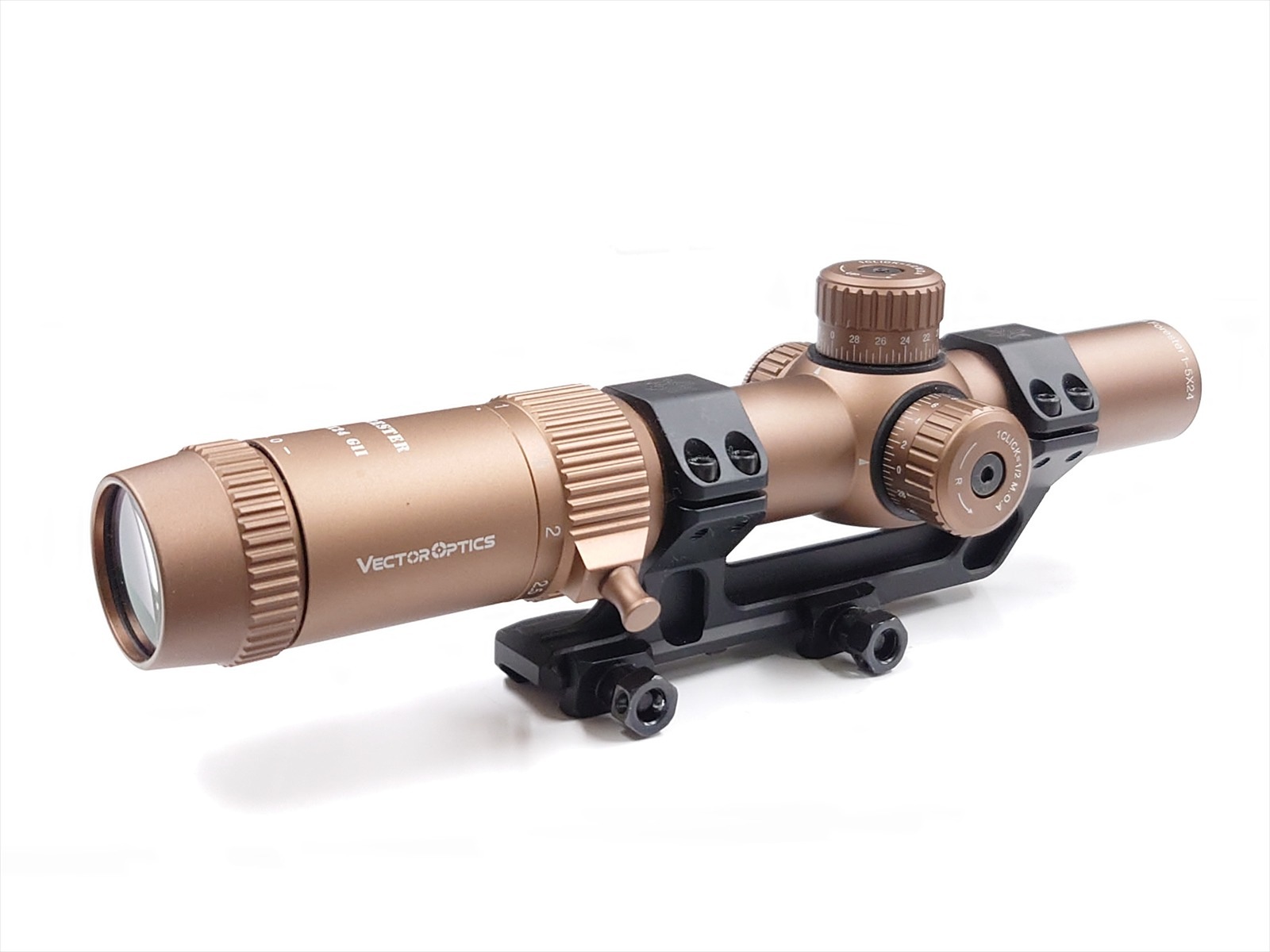 特選中古品】VectorOptics Forester 1-5x24 SFP GenII FDE SCOC-32