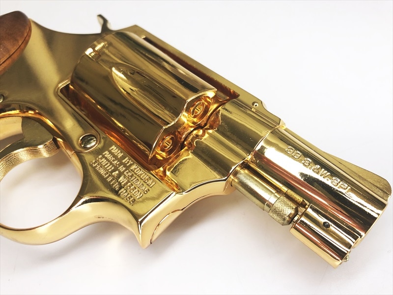 コクサイ　S&W M36 GOLD 24K モデルガン コクサイ】 S&W M36チーフスペシャル GOLD（24K）金属・SMG