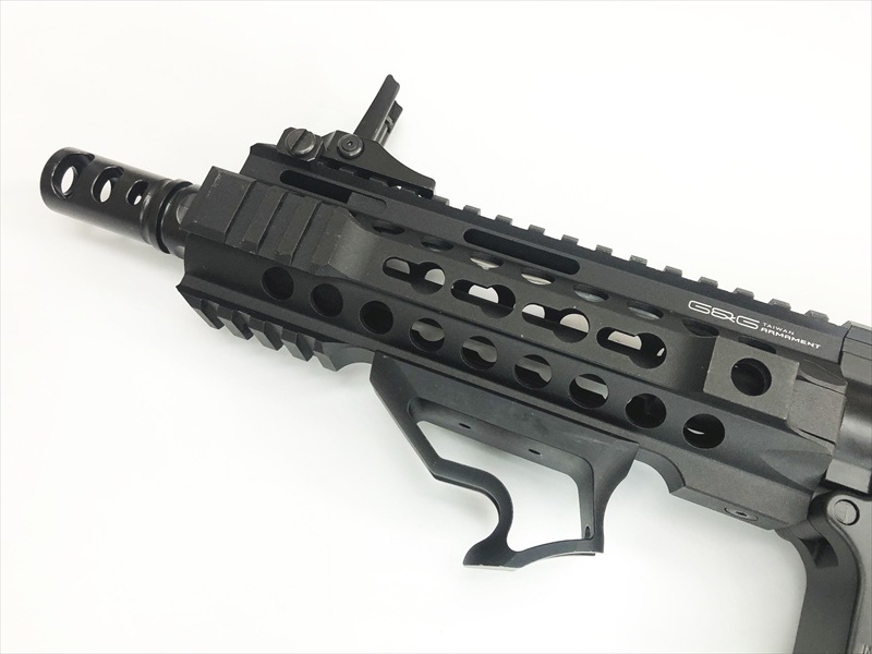 特選中古品】電動ガン G&G GC16 MPW 7インチ KEYMOD ETU (11.1V