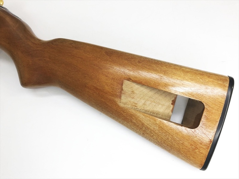 US M1 Carbine コッキングガン マルシン] US M1カービン 木製ストック エアコッキング サビあり