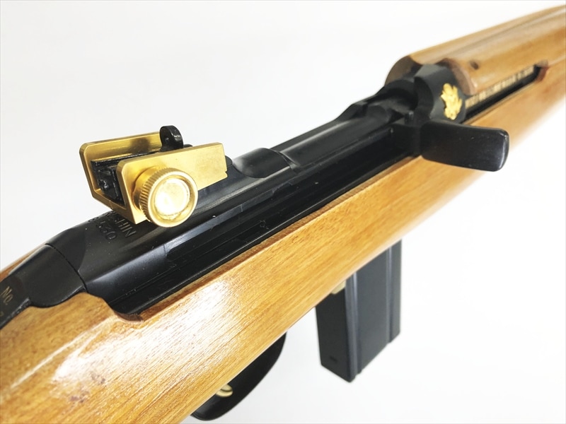 M1カービン　　　マルシン　エアコッキング　エアガン/WW2 マルシン] US M1カービン 木製ストック エアコッキング サビあり