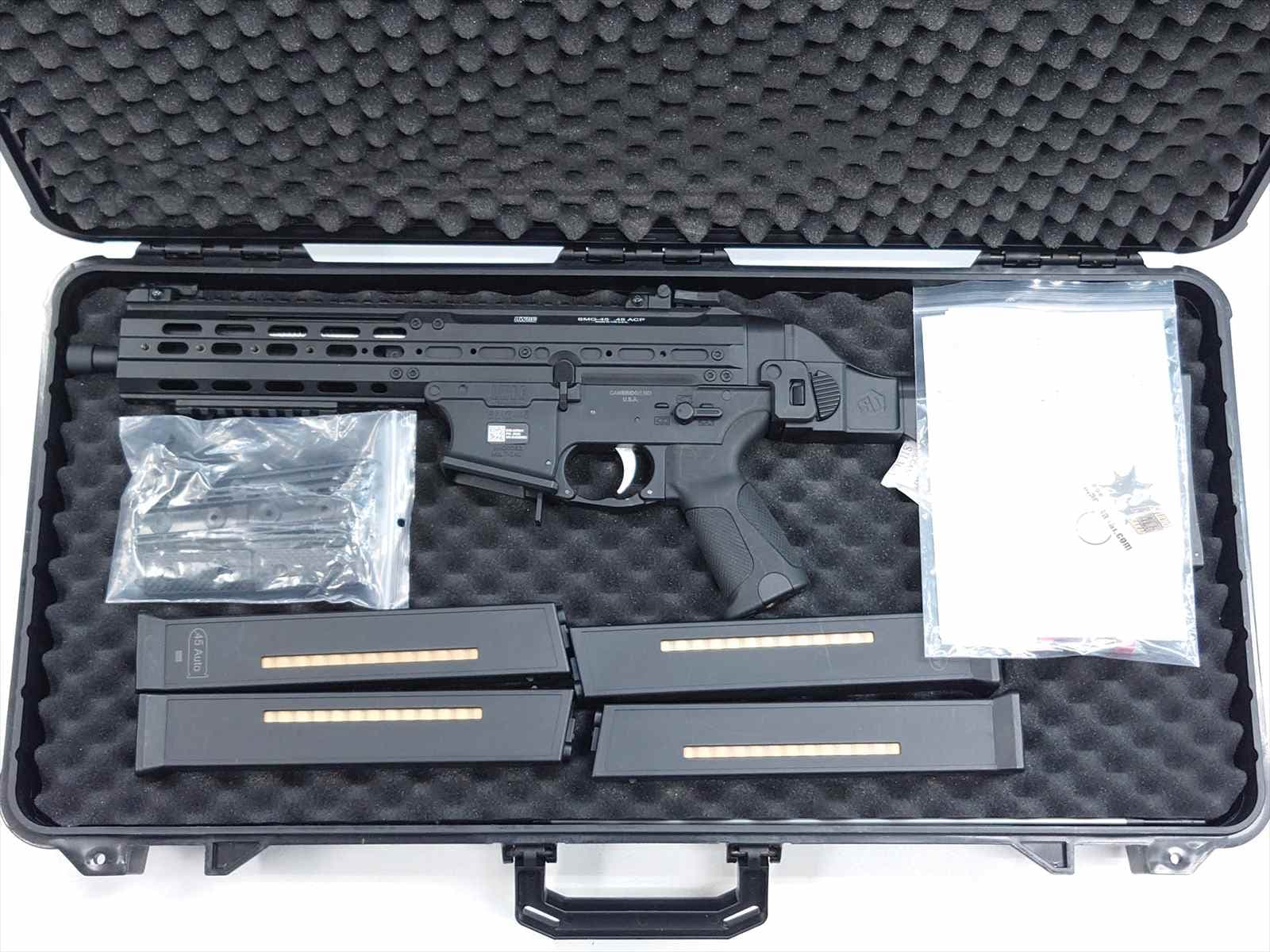 特選中古品】電動ガン DoubleEagle LWRCI SMG-45 AEG 電子トリガー内蔵