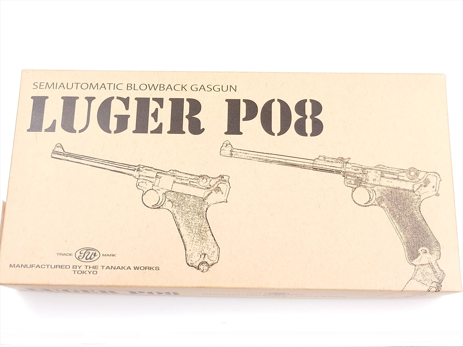 特選中古品】ガスブローバック タナカワークス ルガーP08 6インチ HW