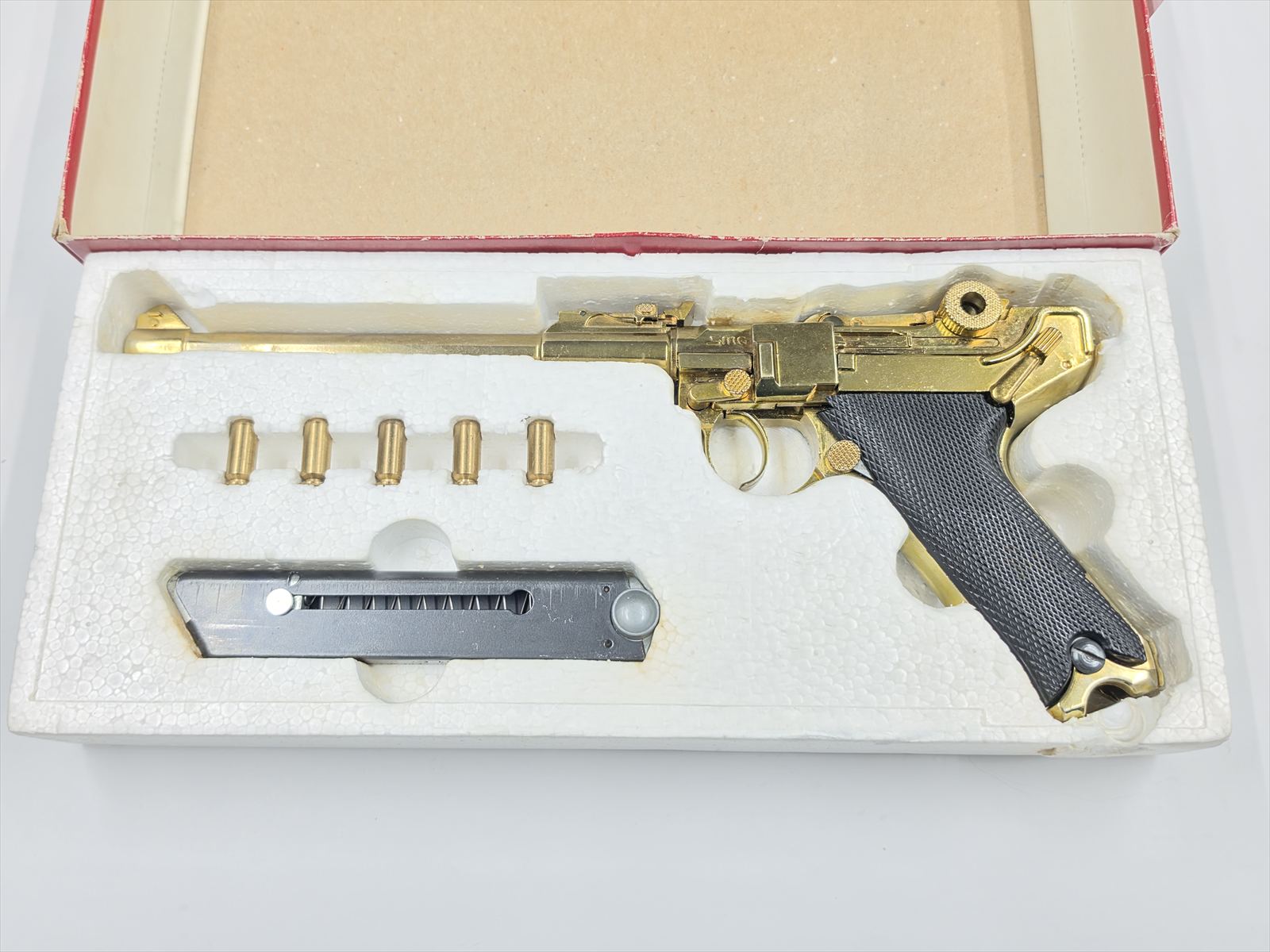 特選中古品】金属モデルガン マルシン ルガーP08 8インチ 旧モデル