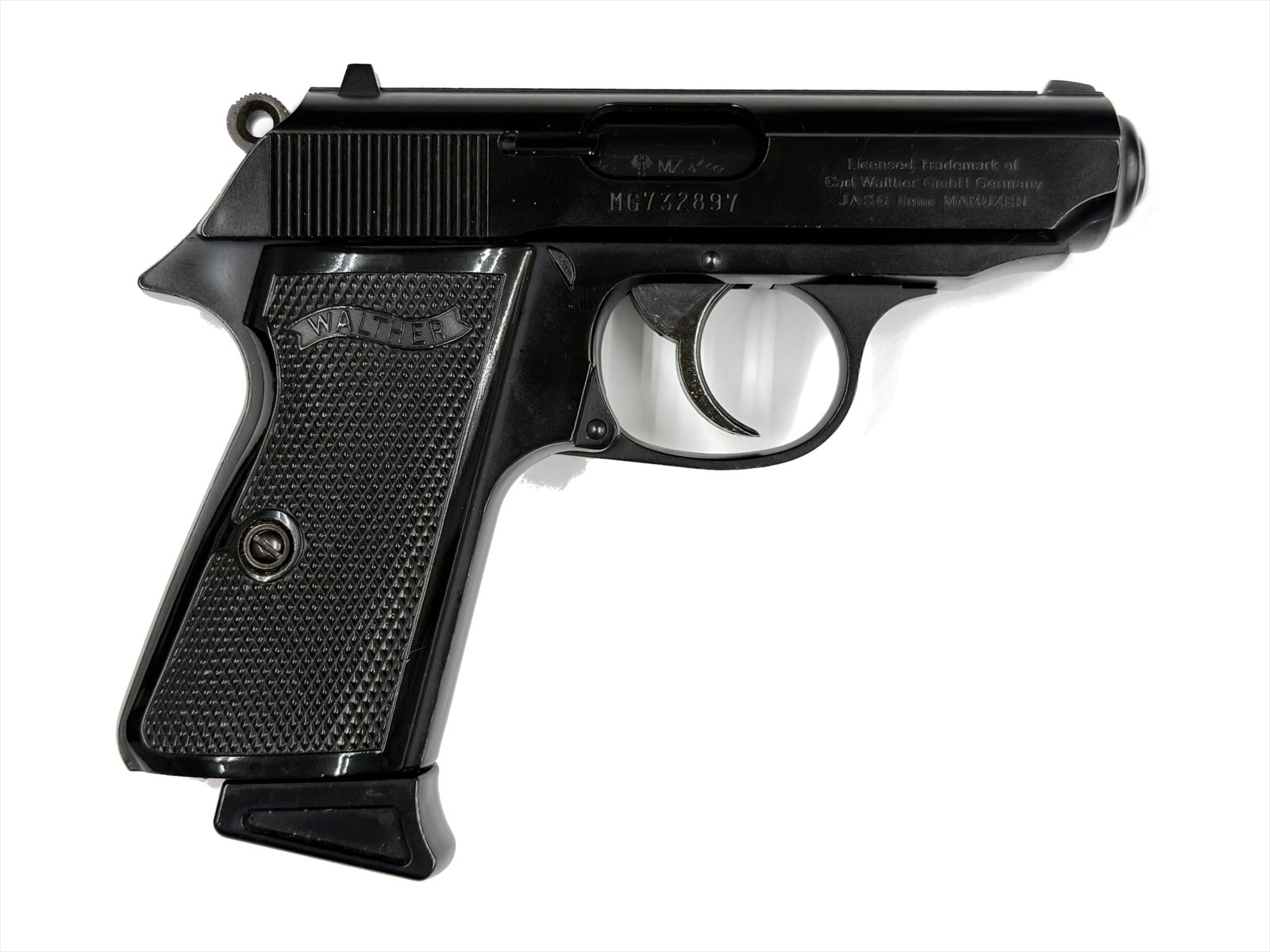 特選中古品】ガスブローバック マルゼン ワルサーPPK/S ブラック