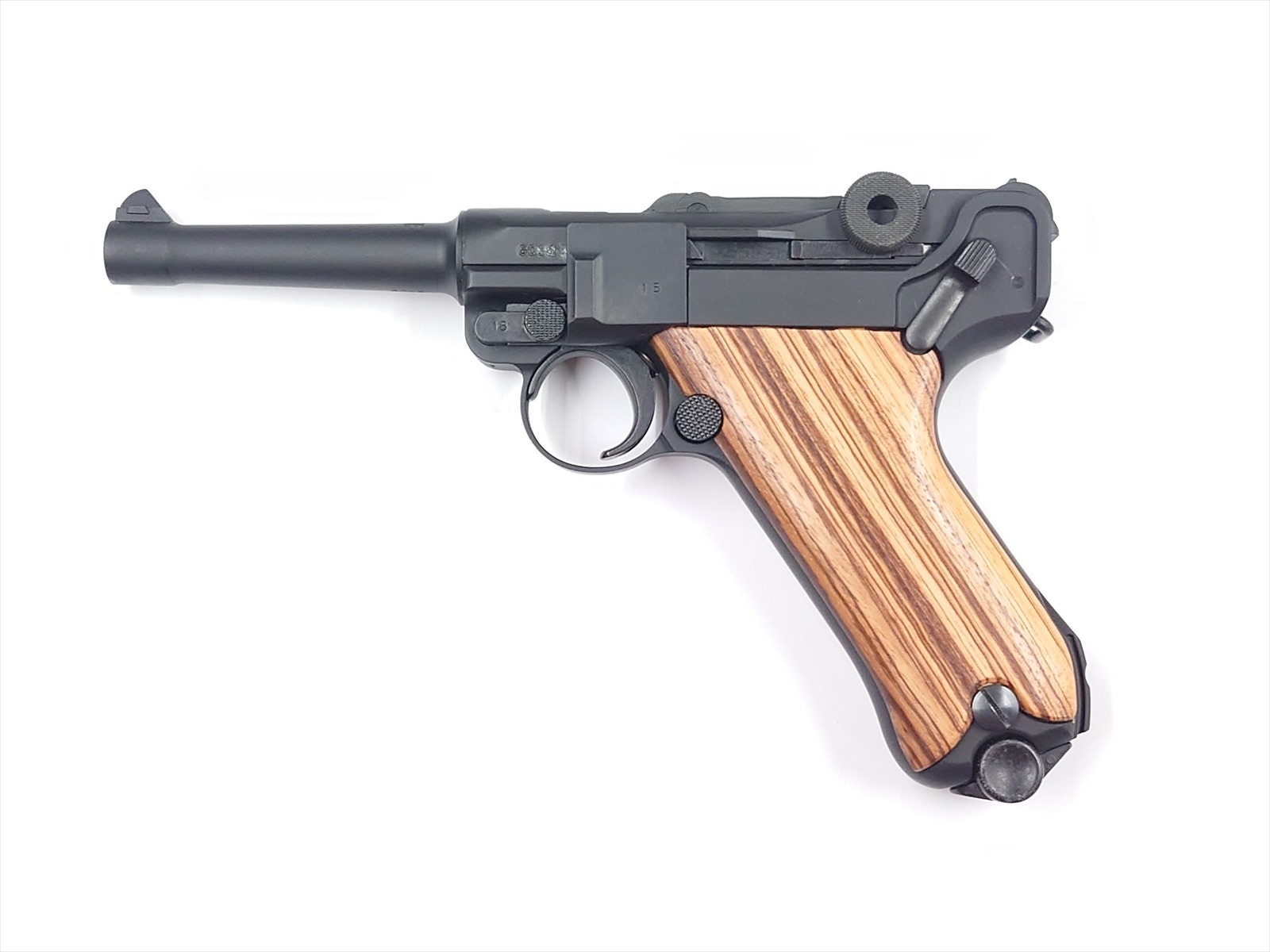 タナカワークス　ルガーP-08 ガスガンHWモデル　4インチ　18歳以上エアガン 特選中古品】ガスブローバック タナカワークス ルガーP08 4インチ HW