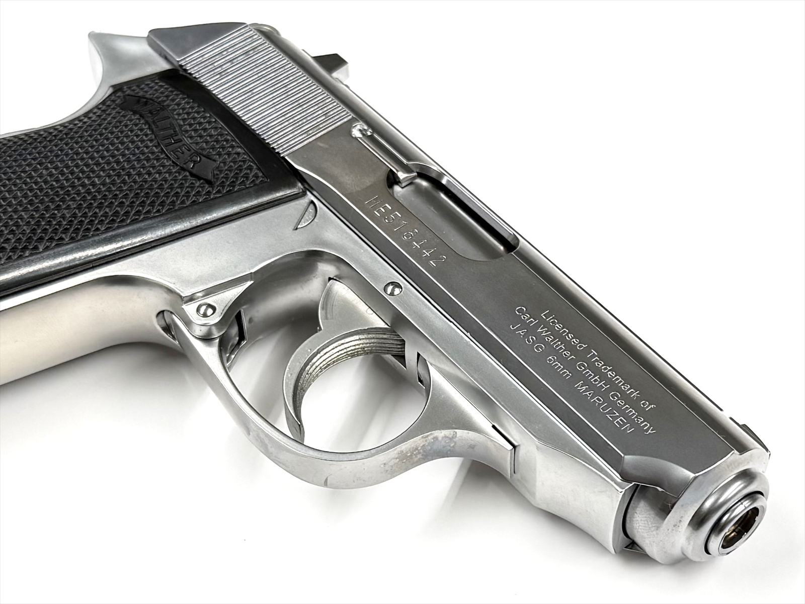 特選中古品】ガスブローバック マルゼン ワルサーPPK/S シルバー