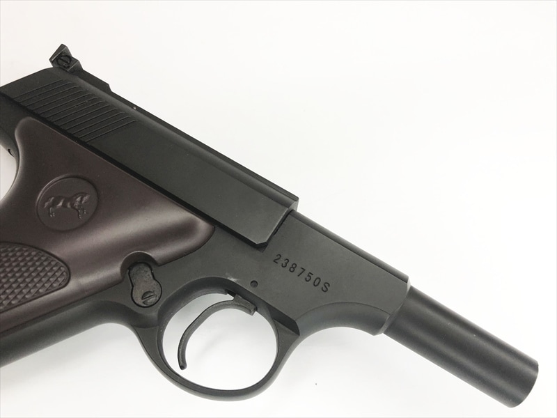 8.【カスタムショップ : インデペンデンス 全鉄メッキ】CAW シビリアン 特選中古品】発火モデルガン CAW コルトウッズマン 飛葉タイプ