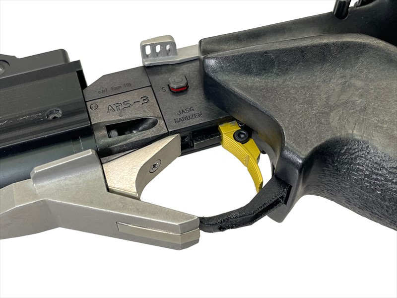 APS-3 フロントサイトブロック 射撃の女神 ブロンズ 彫金加工 ワンオフ