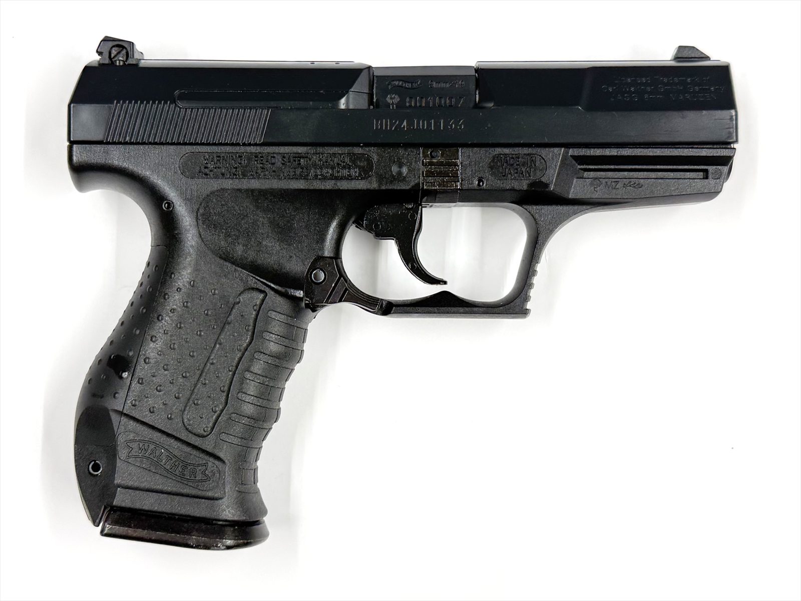 特選中古品】ガスブローバック マルゼン ワルサーP99 ブラック スペア