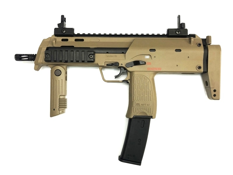 売り切れ【特選中古品】ガスブローバック 東京マルイ H&K MP7A1 タン