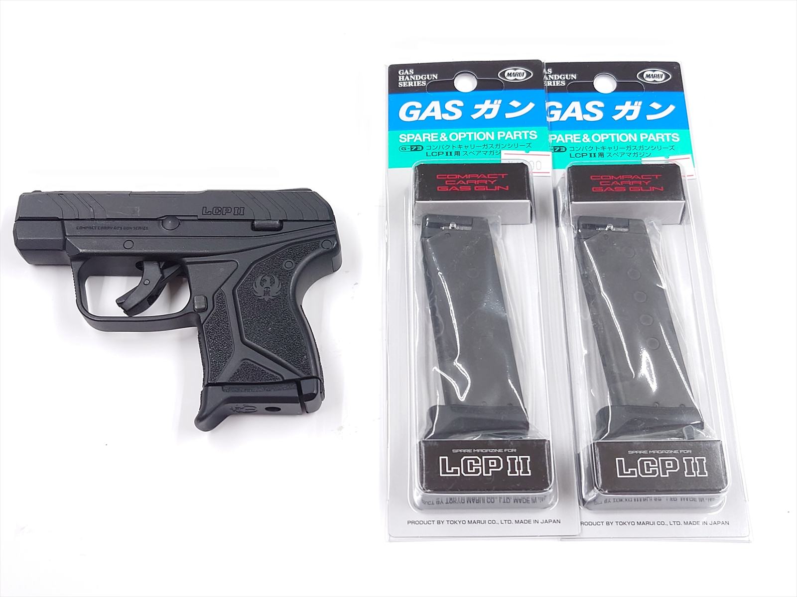 特選中古品】固定ガスガン 東京マルイ LCPⅡ 新品スペアマガジン2本付