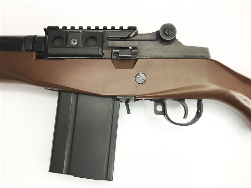 東京マルイ Usライフル M14 木製換装品　エアガン　中古 東京マルイ] U.S.ライフル M14 ウッドタイプストックver