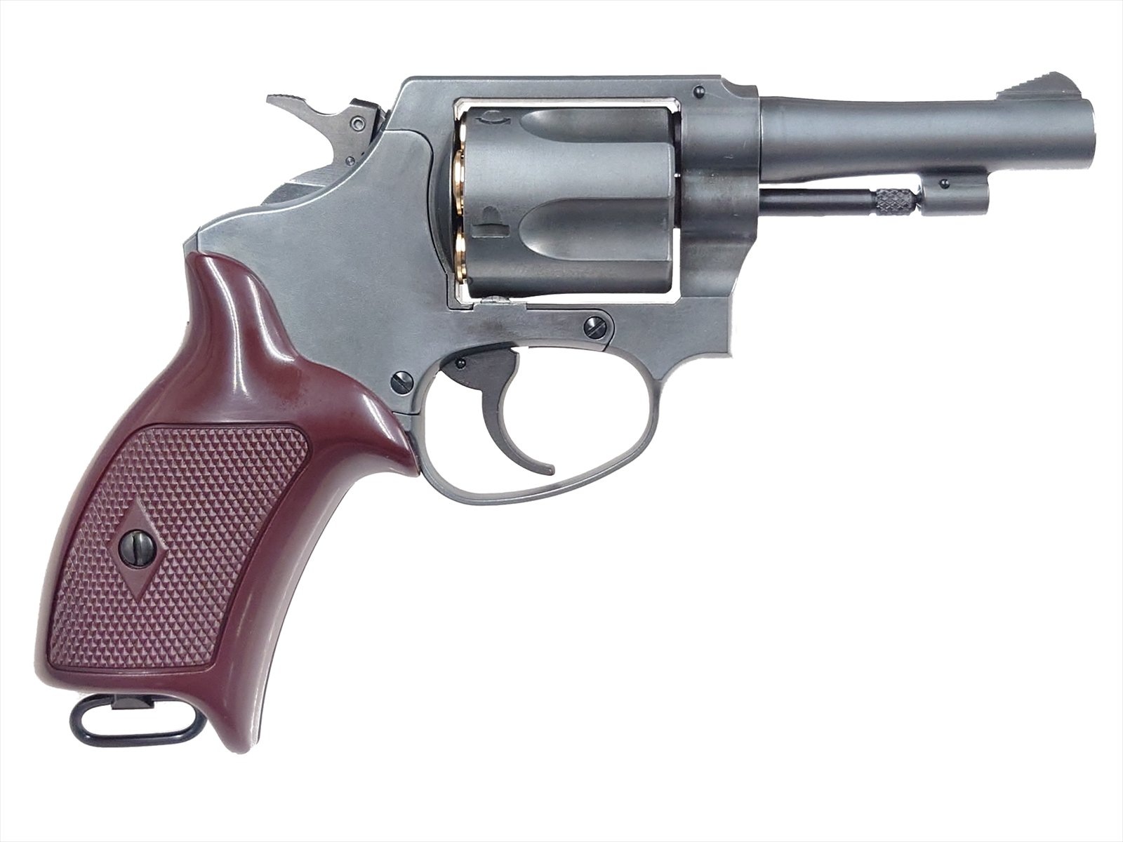マルシン 6mmXカートガスガン ポリスリボルバー 77mm銃身(3インチ