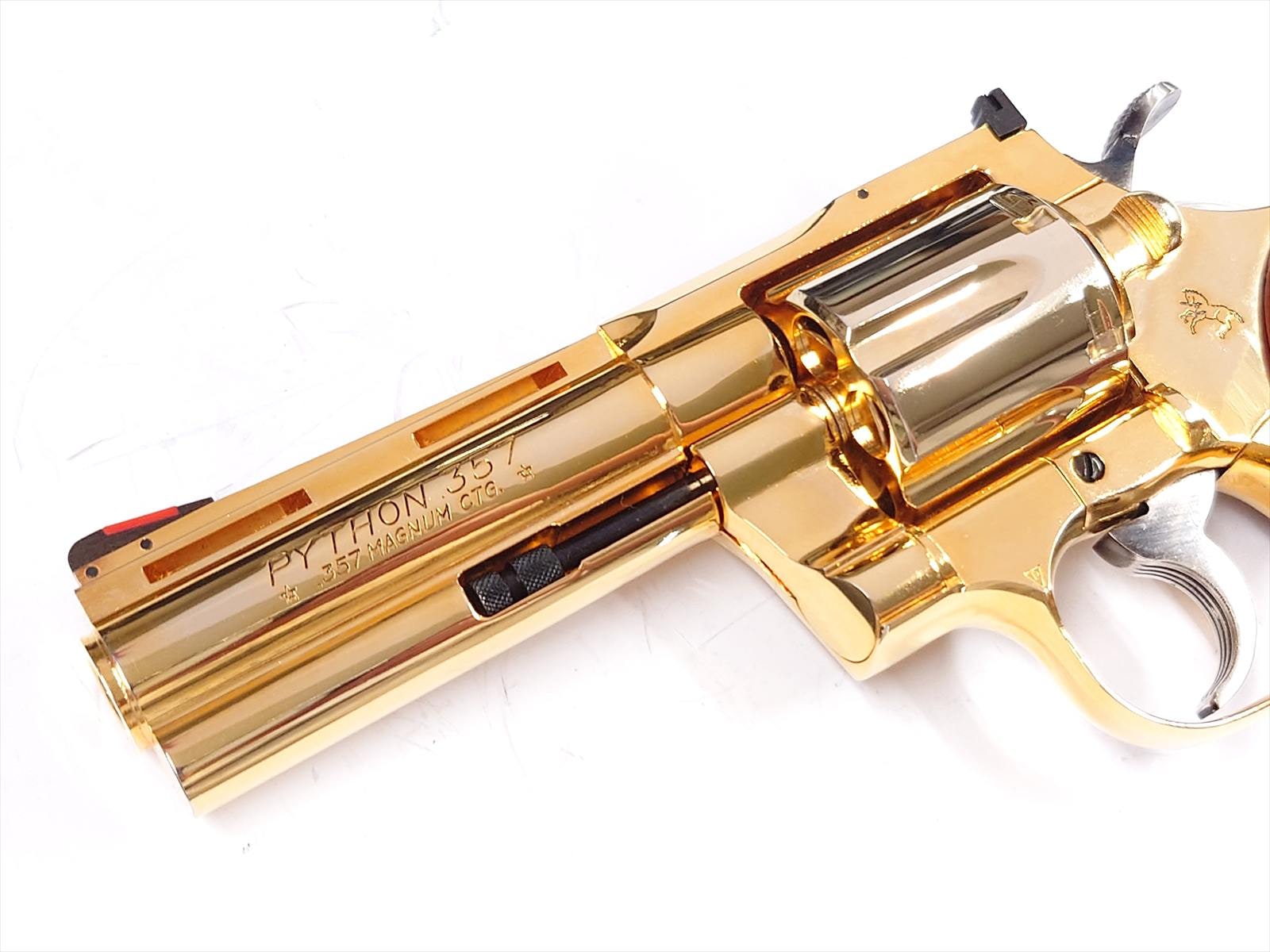 特選中古品】金属モデルガン コクサイ コルトパイソン 4inch 24K ガン