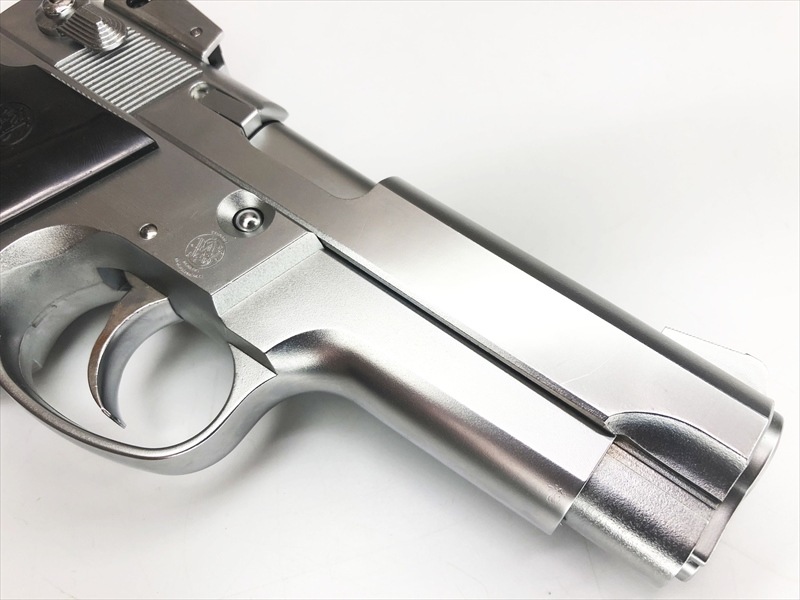 MGC S&W M659 固定スライドガスガン MGC] S&W M659 オールシルバー 固定スライド ガスガン (中古