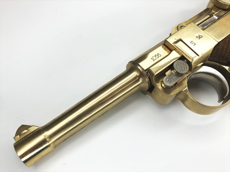 マルシンルガーp08中古飾り用 マルシン] ルガー P08 4インチ Parabellum 金属モデルガン 木製