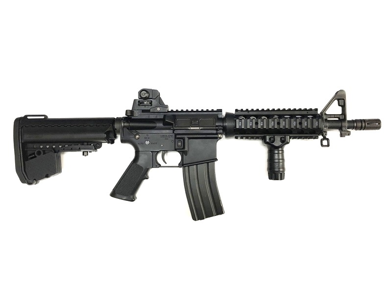 東京マルイ 次世代電動ガン M4 CQB-R 中古　カスタムパーツ多数！ 東京マルイ] M4 CQB-R ブラック 次世代電動ガン リコイル