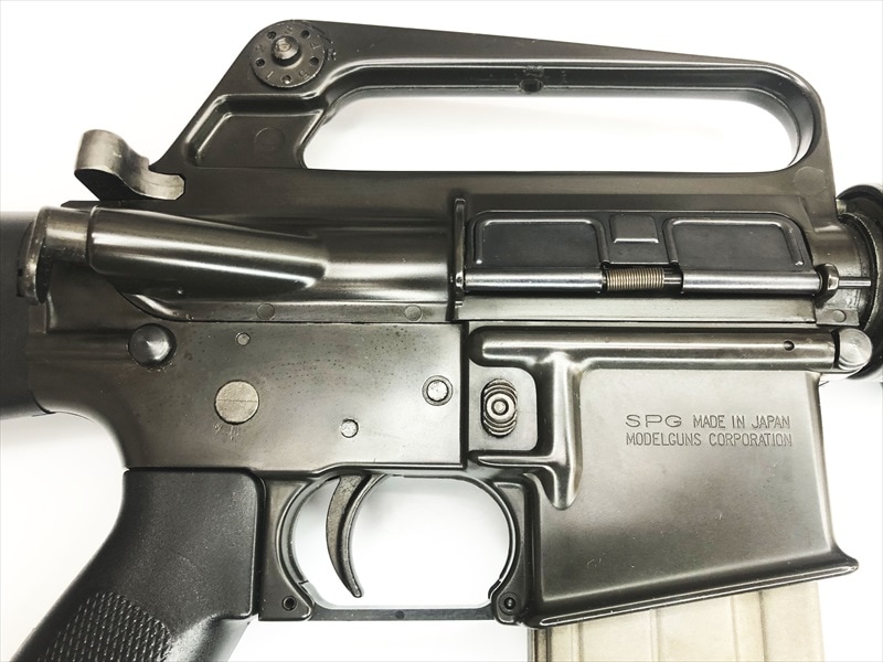 SPG製 M16 モデルガン 特選中古品】発火モデルガン MGC コルトM16A1(SPG) ABS CP-BLK