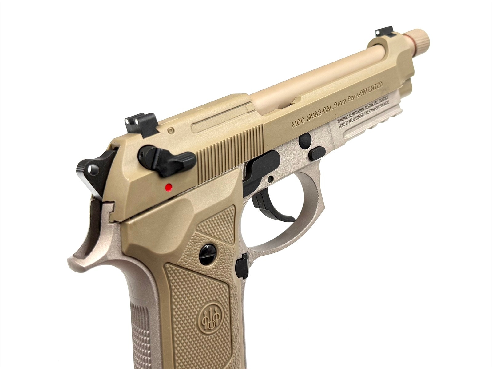 BATON製 CO2ガスガン ミリタリー エアガン 特選中古品】BATON CO2ガスブローバック BM-9 FDE [11546] | 特選中古