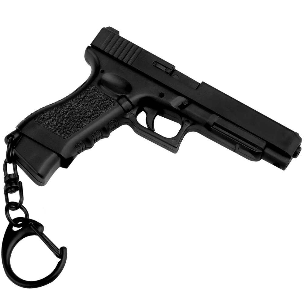 キーホルダー】グロック34 Gen.3タイプ ブラック ミニチュアプロップ