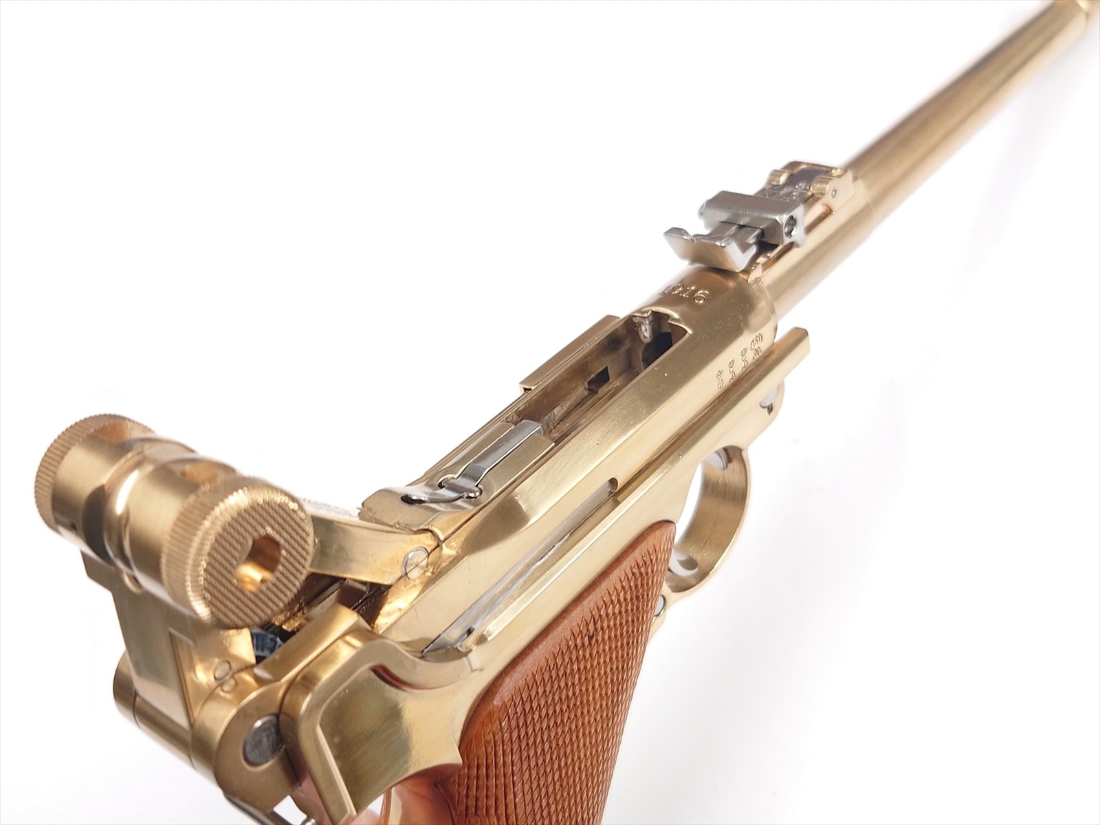 特選中古品】金属ダミーカートモデルガン マルシン ルガーP08 8インチ