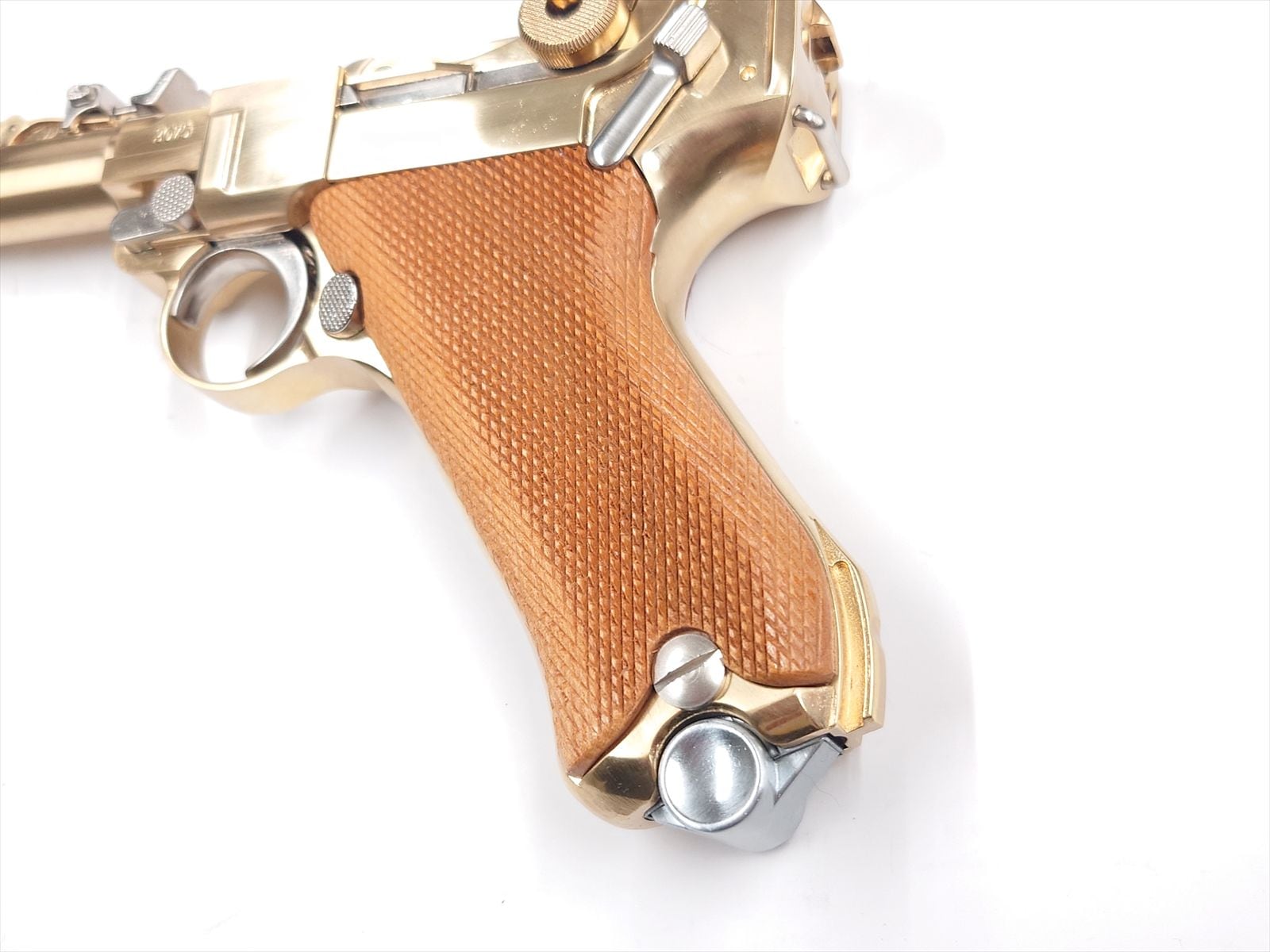 特選中古品】金属ダミーカートモデルガン マルシン ルガーP08 8インチ