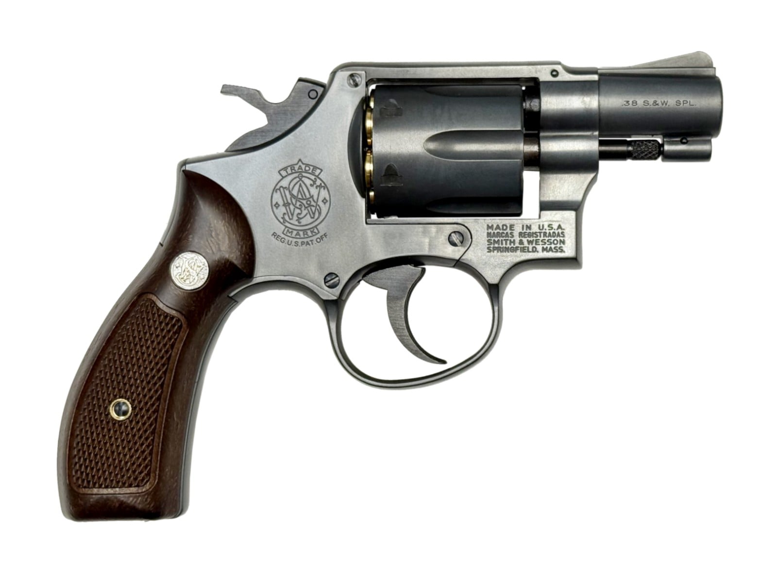 マルシン 6mmBBガスガン M10 2インチ エクセレントHW 木目調プラグ