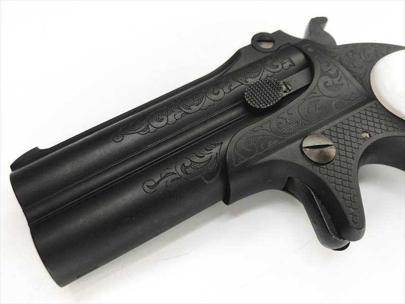 売り切れ【特選中古品】発火モデルガン CAW/MULE レミントン ダブル