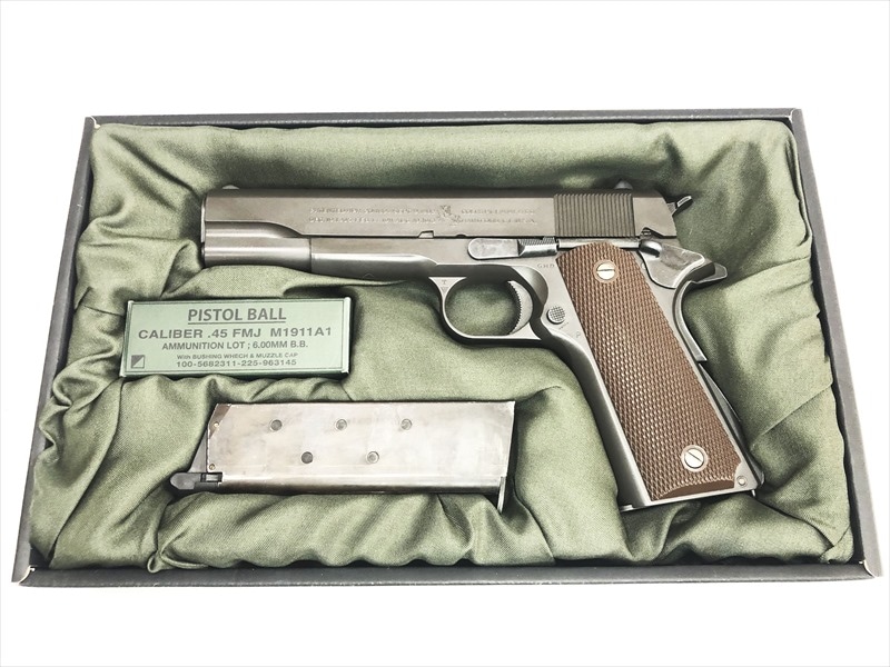 【動作OK】東京マルイM1911A1 ガスブロ 美品 箱 マガジン付き 動作OK】東京マルイM1911A1 ガスブロ 美品 箱 マガジン付き