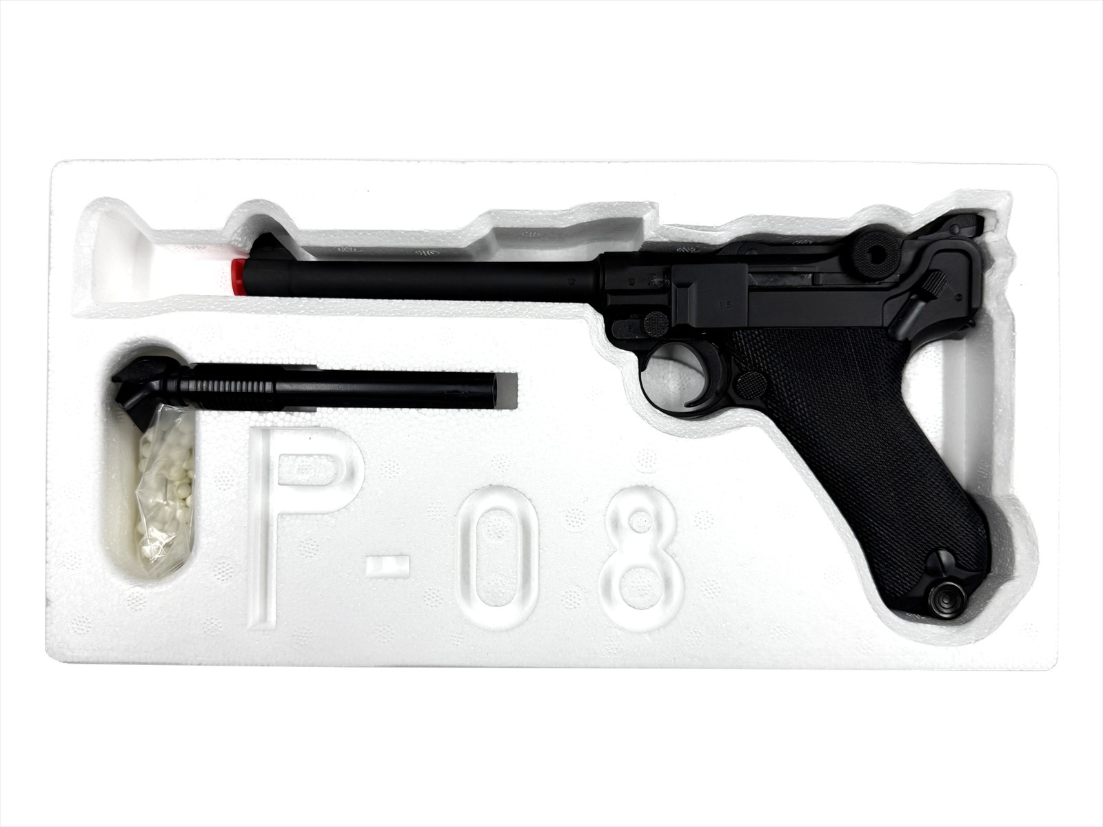 特選中古品】ガスブローバック タナカワークス ルガーP08 6インチ HW 