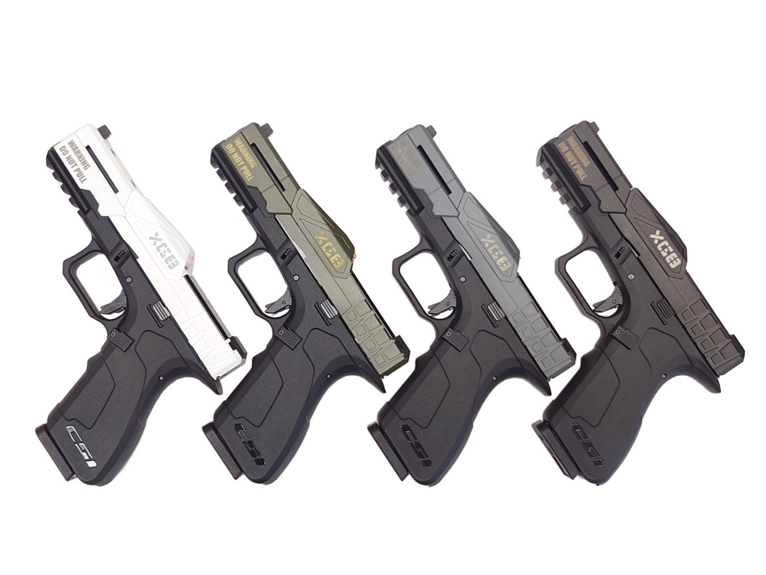 CSI ガスブローバック XG-8 PW ブラック/グレー/グリーン/ホワイト