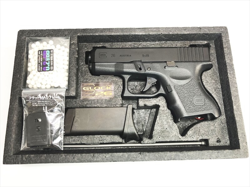 東京マルイ Glock 26 9x19 中古品 値引き可能！ 中古・特価品】東京マルイ製 グロック26 - ミリタリーギアBLACKBURN