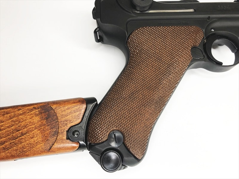 特選中古品】ガスブローバック タナカワークス ルガーP08 DWM 8インチ