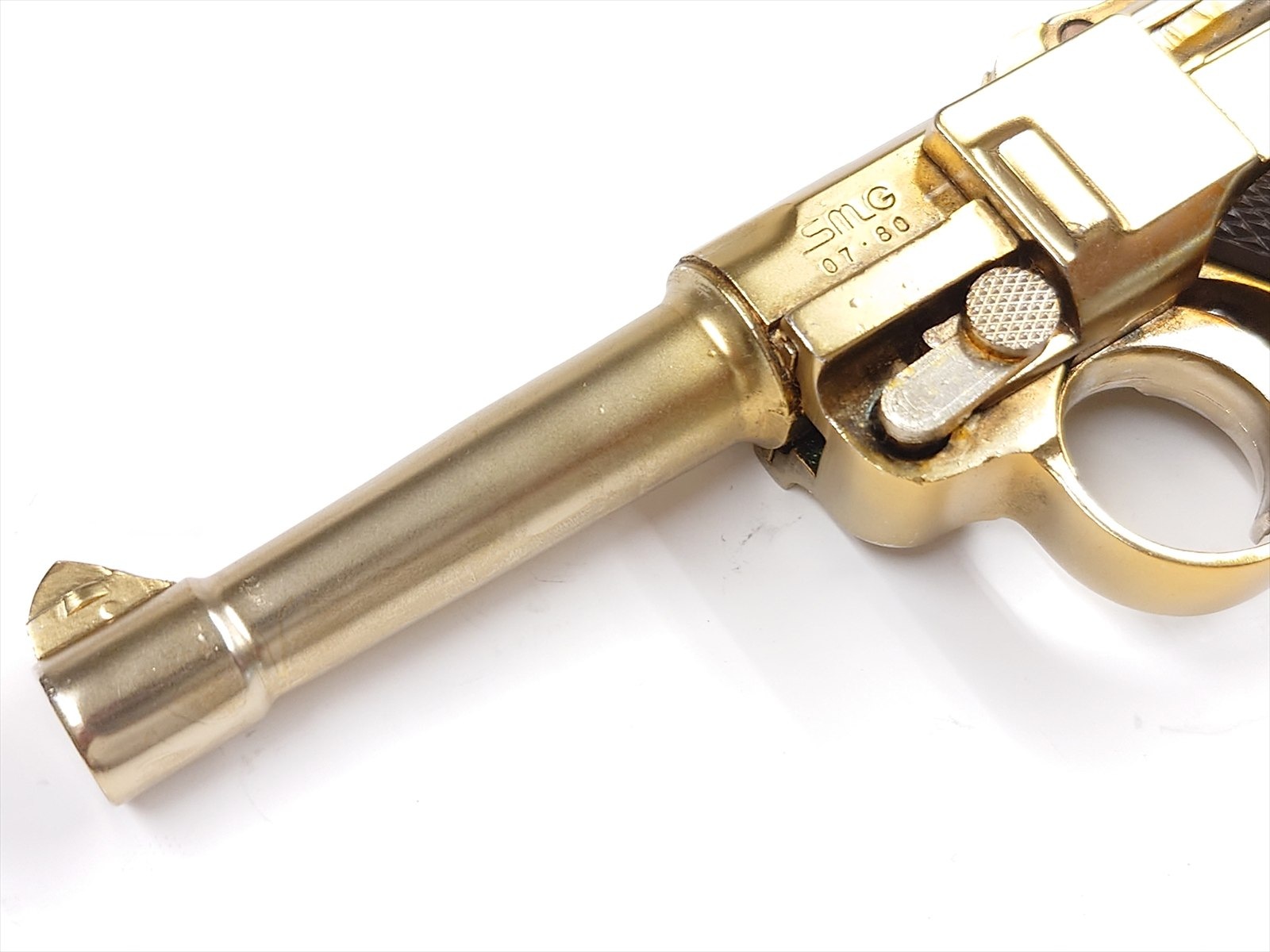 特選中古品】金属製発火モデルガン MGC ルガーP08 4inch 当時物販促