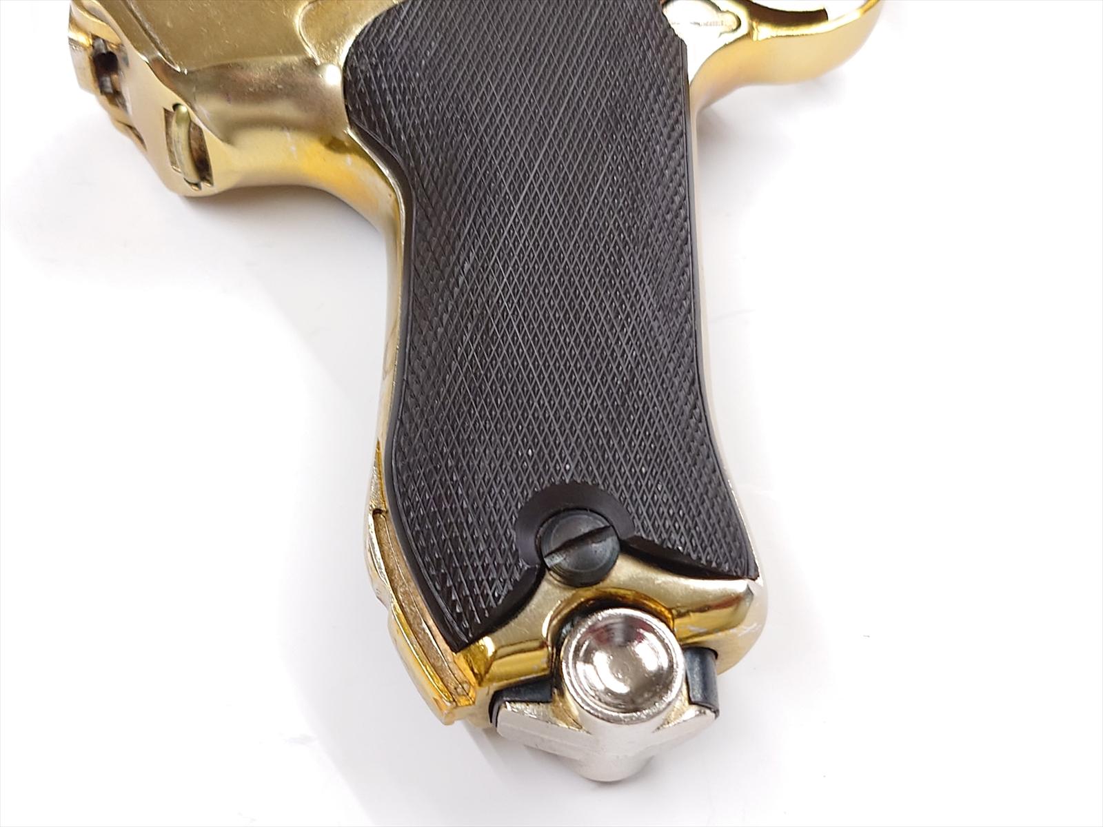 特選中古品】金属製発火モデルガン MGC ルガーP08 4inch 当時物販促