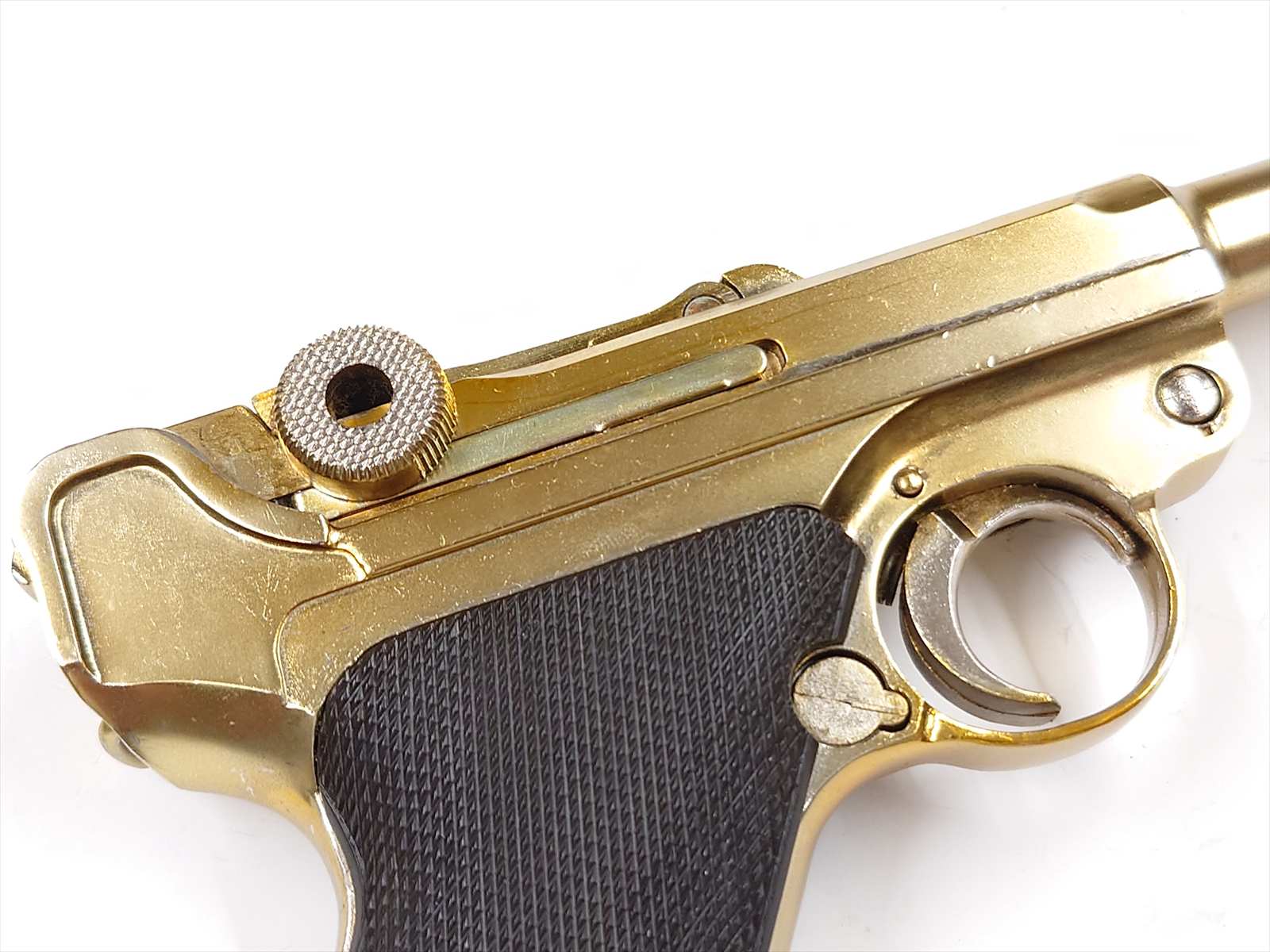 特選中古品】金属製発火モデルガン MGC ルガーP08 4inch 当時物販促